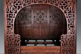 中国古老的架子床，是世界上很科学的床请欣赏图片