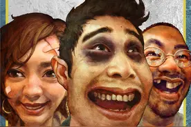 《我说的都是真的》“打脸”海报 小沈阳被揍开花图片