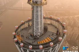 无人机近拍广州小蛮腰图片