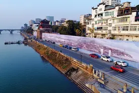 兰溪：唐向东油画作品展在西门城楼举行图片