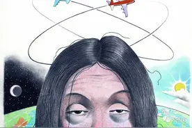 向东飞，更犯困图片