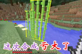 我的世界：为了合成几张纸，我亏大发了，原来系统也会坑人啊！