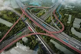 石家庄和平路高架西延13日晚开工 将于年底通车图片