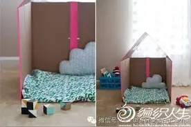 瓦楞纸箱简单改造，手工DIY打造儿童天地图片