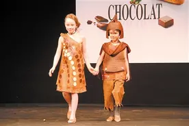 又甜又萌 巧克力时装秀你见过吗图片