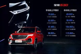 最低仅售7.58万元，宝骏530“气势汹汹”的来了图片