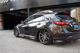 英菲尼迪FX35改装气动避震悬挂案例图片