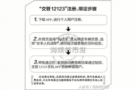 “12123”可处理他人车辆罚单图片
