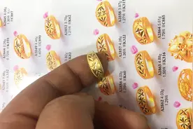 黄金戒指加工全过程观赏和讲解