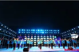 埇桥区举办“快乐工作 健康生活”工间操比赛图片