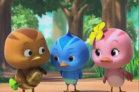 萌鸡小队：松鼠啄木鸟比赛看谁先打开核桃，不料松鼠却在耍赖皮