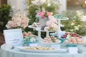 专题 | 想做出高大上的甜品台？没有那些专业装备一样把普通小甜点做出甜品台效果~图片