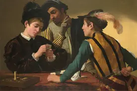 打扑克的人和他们手中的扑克（下）图片