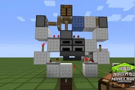 搞趣网：我的世界6X7单片隐藏工作台怎么做图片