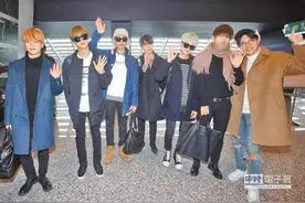 防弹少年团IU先后扑台 粉丝接机好忙图片