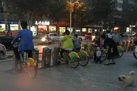 榆林公共自行车化身“动感单车”图片