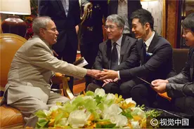 教主被印度总统翻牌！黄晓明获接见显荣耀 握手交流《玄奘》获赞图片