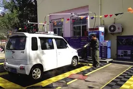 洗车也能DIY 自助洗车机亮相包头市图片