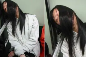 千万不要在地铁上睡觉，看了你会回来转发的！图片