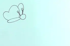 画蝴蝶也可以如此简单哦，轻松的亲子时光就选它了！图片