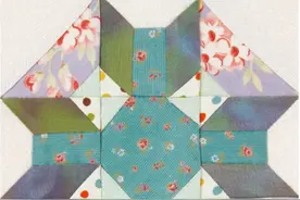 学手艺 | 风靡全球的美拼布，送给新手的入门图案图纸图片