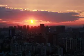 太美了！ 宁波鬼楼28层看醉美落日图片