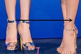 女神高圆圆输给整容的baby，竟然是因为一双15cm的鞋子。图片