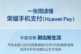 一张图读懂荣耀手机支付图片