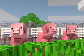 我的世界MC动画 披萨外卖员挑战僵尸被三只小猪拱了视频封面