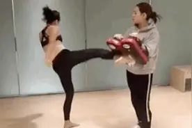 刘涛健身变侠女招式凌厉 王珂：不买车了老婆息怒图片