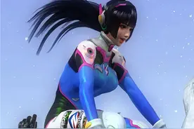 当《守望先锋》遇上死或生 猎空、D.Va贴身肉搏不堪入目图片