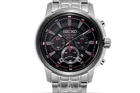Seiko精工Core SSC389 男士太阳能计时石英表图片