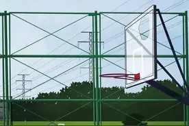 心旷神怡！小清新风格的球场插画图片