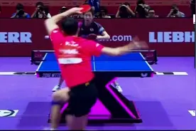 如何反拉之17许昕飞身反拉暴冲中路2016团体世乒赛决赛图片