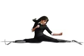 真正的夺命剪刀脚，削铁如泥，托马斯回旋玩的真溜图片