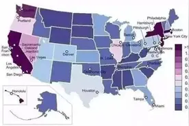 美国华人最新分布图出炉！加州华裔人口最多图片
