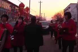 河北沧州沧县农村结婚习俗：新郎官的迎亲场面好壮观视频封面