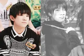 大张伟98年旧照曝光 青涩15岁撞脸易烊千玺图片