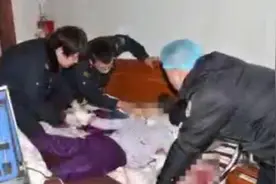 阿婆自割多处静脉轻生，法医现场检查“遗体”发现人没死图片