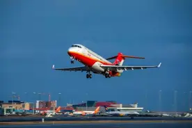 经受住十级狂风考验，中国造ARJ21飞机在冰岛完成大侧风试飞图片