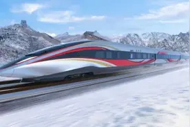 京张高铁智能动车组外观涂装方案定为“龙凤呈祥”和“瑞雪迎春”图片