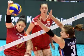 排球——世界女排大奖赛（香港站）：中国胜荷兰图片