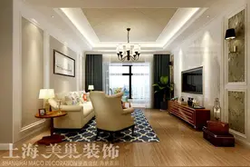 美巢装饰--焦作建业壹号城邦137平美式风格图片