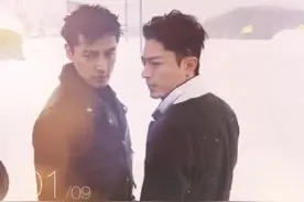 胡歌霍建华雪地时尚大片 网友：红蓝出CP图片