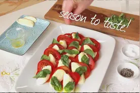 大厨教你西红柿沙拉最简单的做法，卖相诱人，就是不知道味道如何