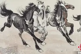 《六骏图》《喜马拉雅山全景》齐现徐悲鸿作品珍藏大展图片