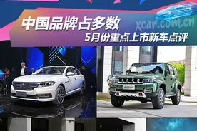 中国品牌占多数 5月份重点上市新车点评图片