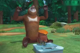 熊大坚持锻炼身体，结果变得很消瘦，实在是太难看了