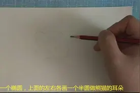 简单来画萌萌的小熊猫图片