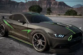 极品飞车20 银色峡谷逃遁任务 福特野马 撞车翻车各种高能